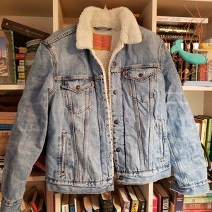 Sherpa lined jean jacket